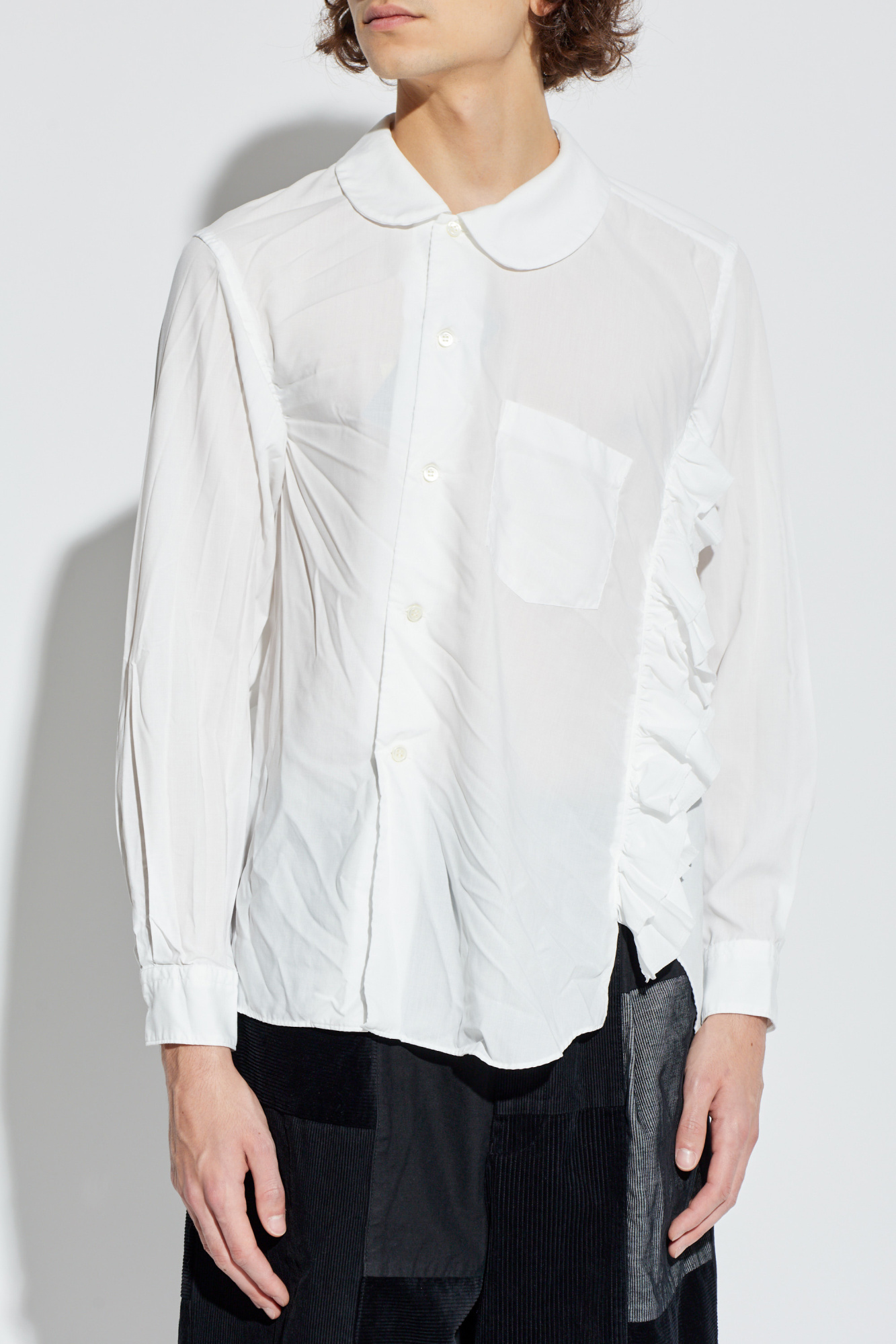 Comme des Garçons Black Ruffled shirt | Men's | Vitkac